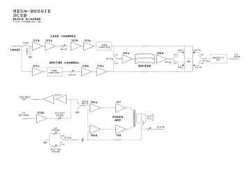Boogie DC5B schematic circuit diagram